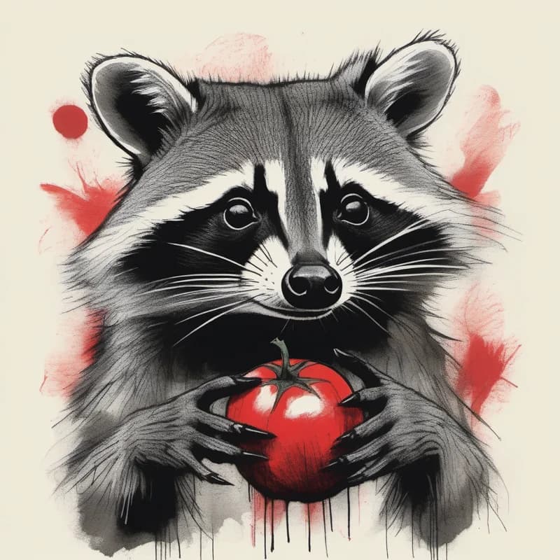 Bandit on the streets of Powell River